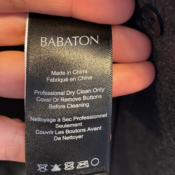 *Host Pick* Babaton aritzia bromley dark grey wool coat - Picture 8 of 11